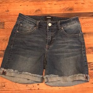 Denim shorts